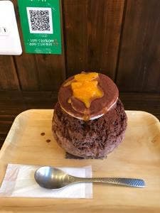 天然かき氷店 氷の音