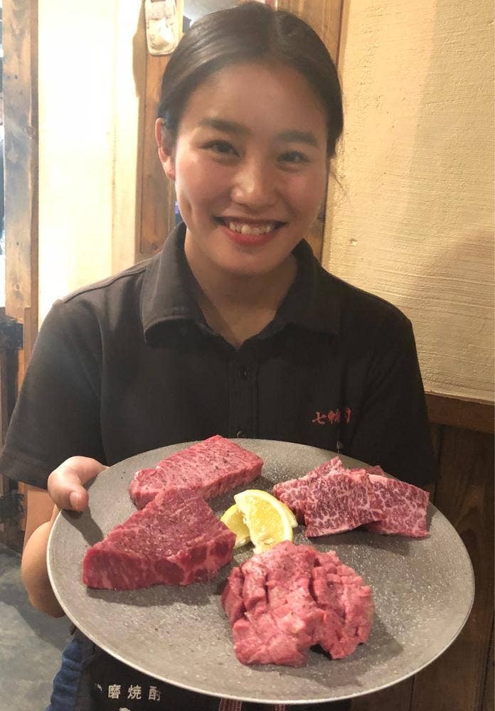 七輪焼肉ふくの牛