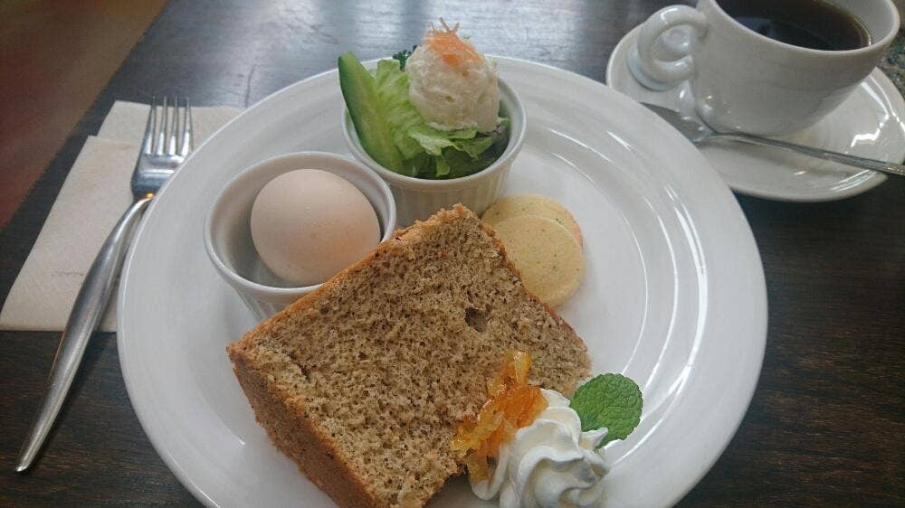 古民家カフェもくせいの花