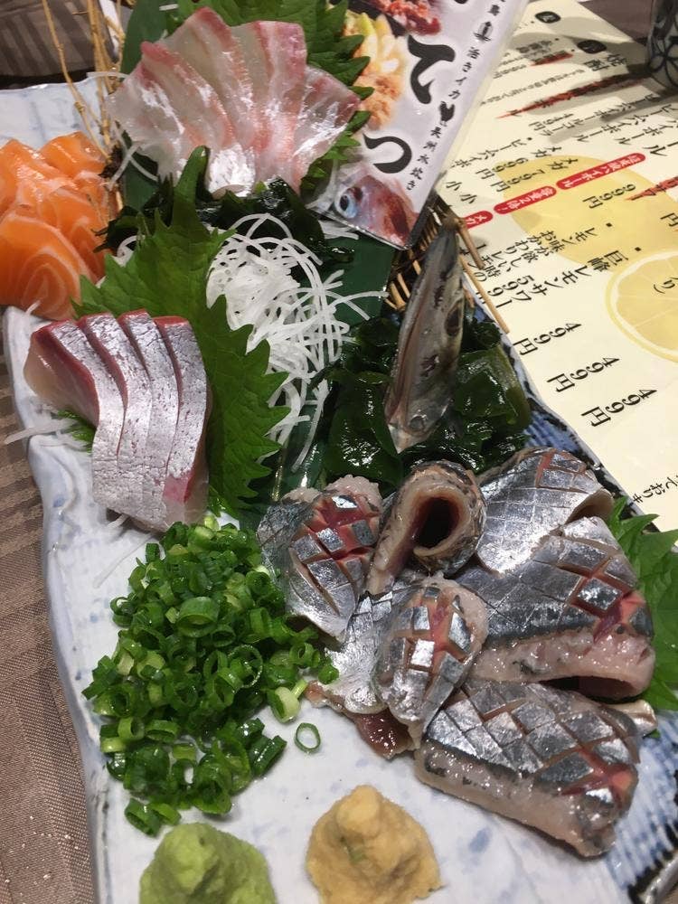 炭火焼鳥 長州水炊き 活きイカ こてつ