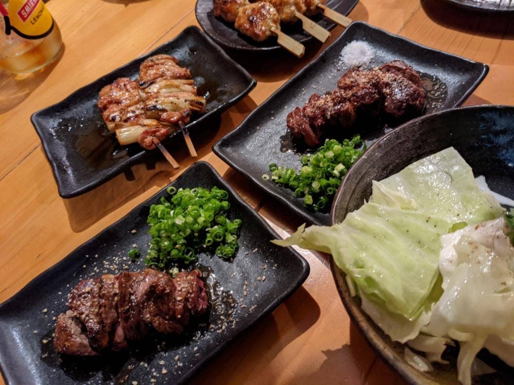 炭火串焼き 笑来