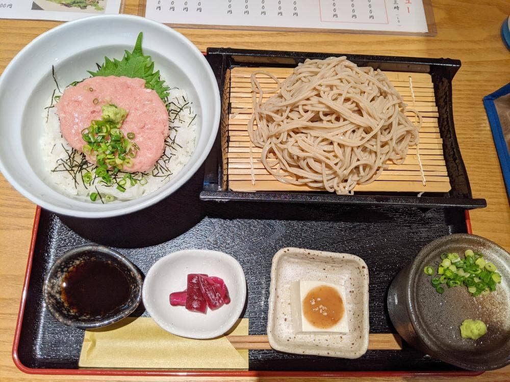 銀座の蕎麦屋