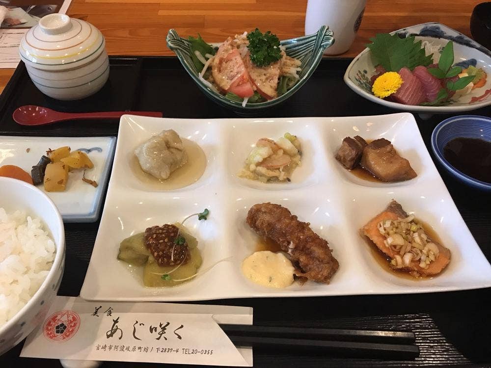 美食 あじ咲く 一ツ葉店