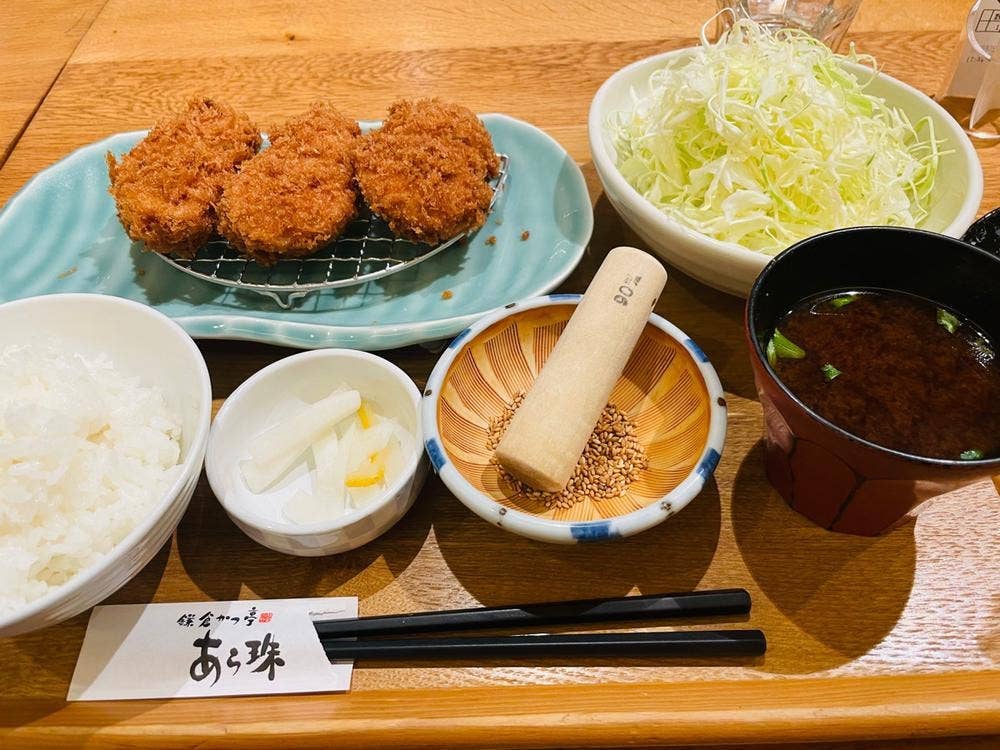 とんかつとカフェあら珠