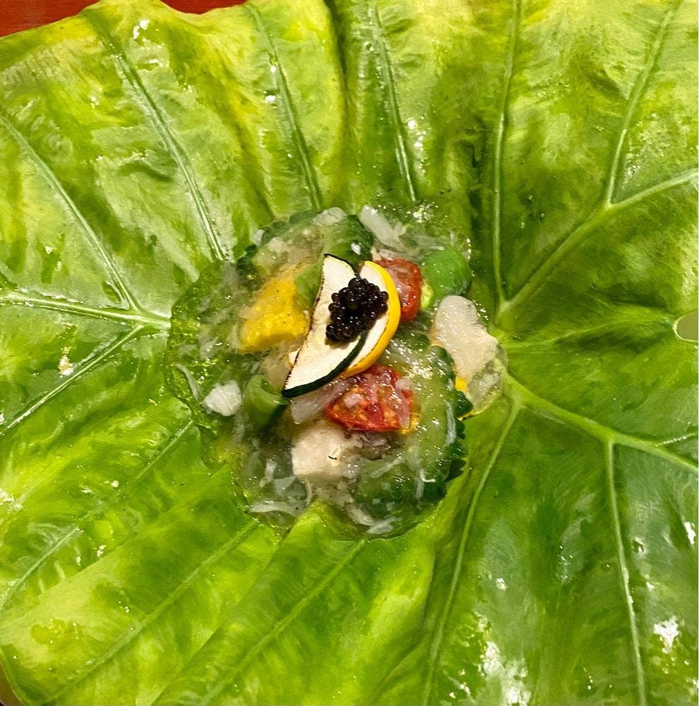 温泉山荘 だいこんの花