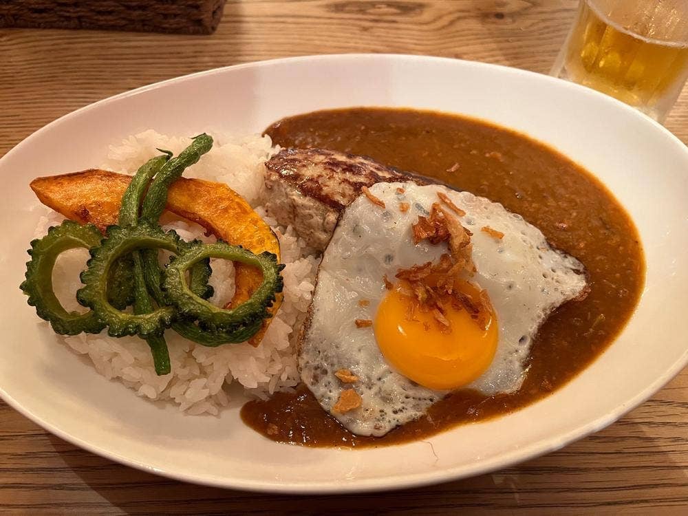 島バーグと島カレー