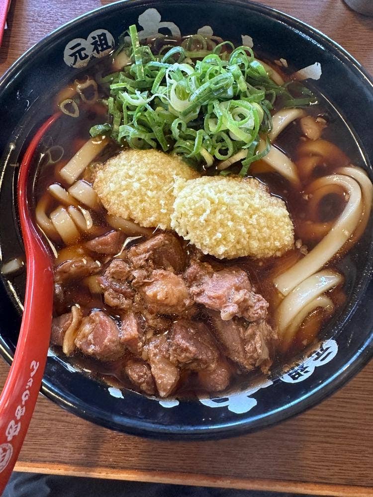 元祖肉肉うどん 空港本店