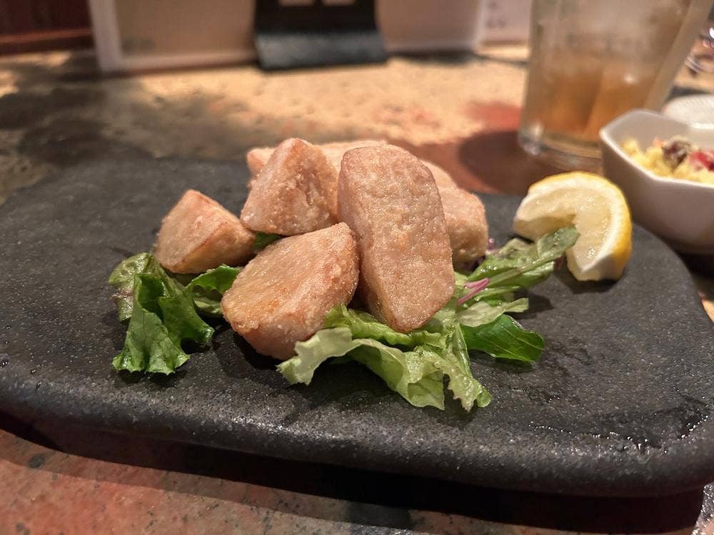 男前料理と五島列島直送の魚 京ばし 無花果