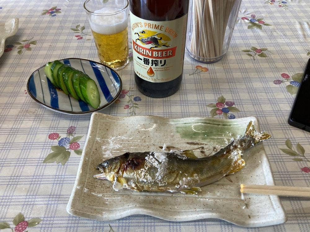 鮎の塩焼き