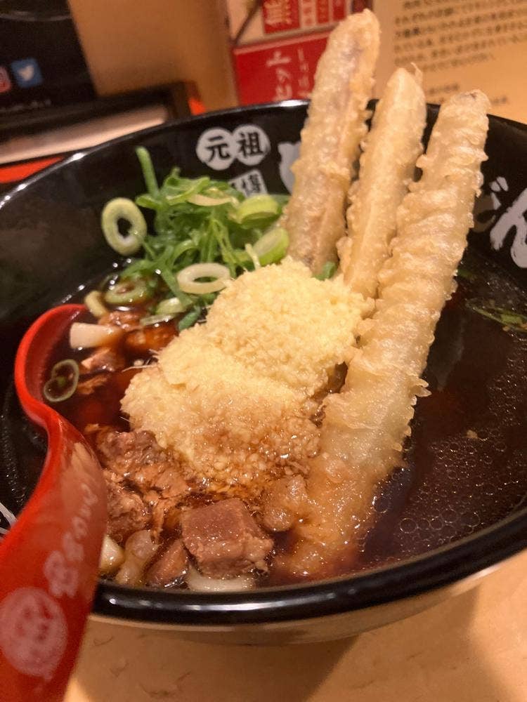 元祖肉肉うどん 中洲店
