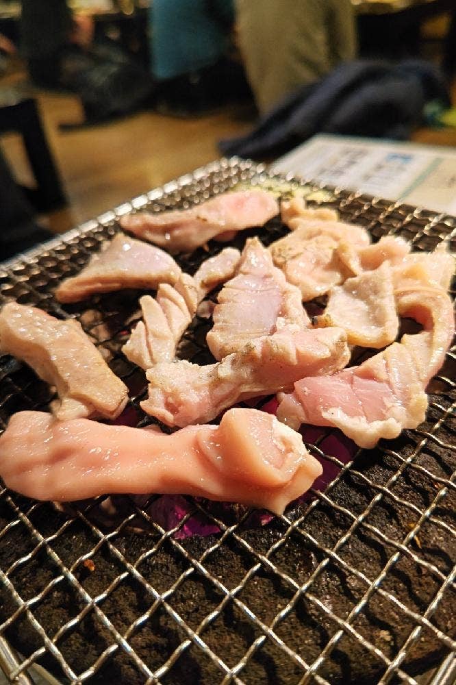 炭焼 塩ホルモン 七厘