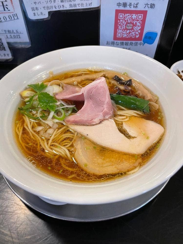 中華そば麺や 六助