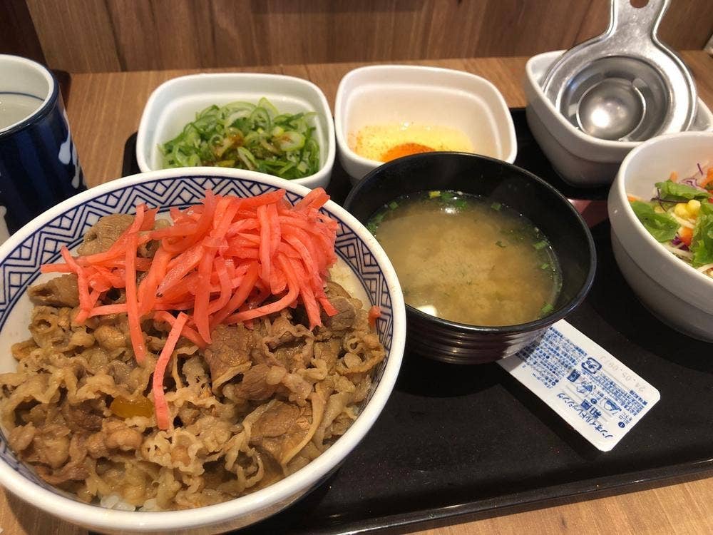吉野家 163号線生駒店