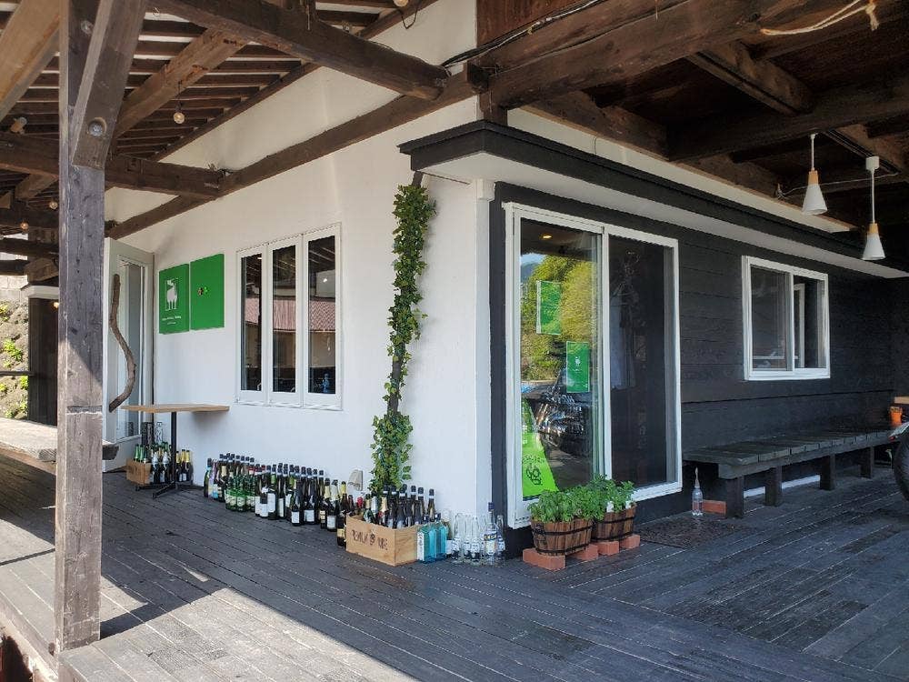 Green Metallic Terrace