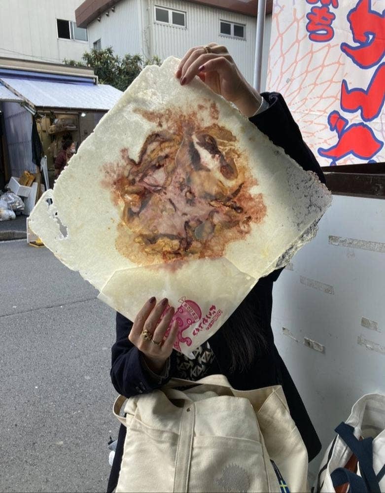 丸焼きたこせんべい 築地市場店