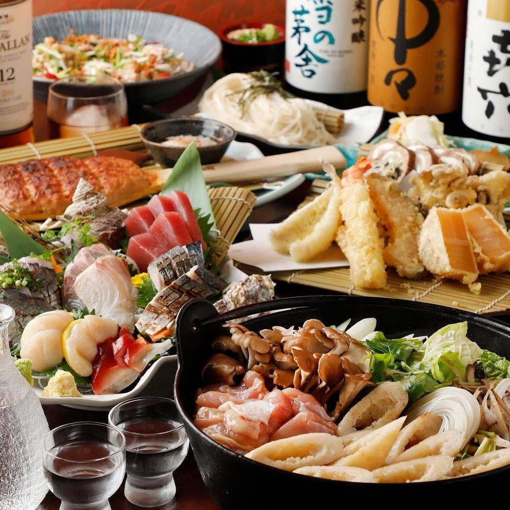 比内地鶏・天ぷら 秋風
