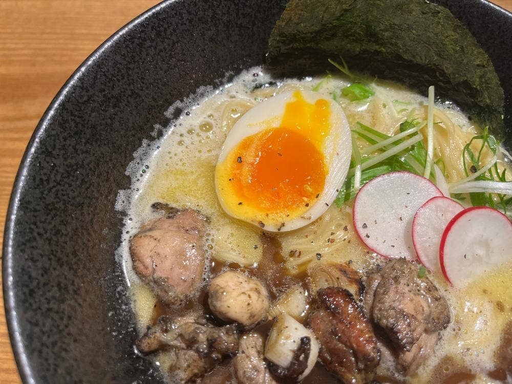 鶏そば炭や 常総店