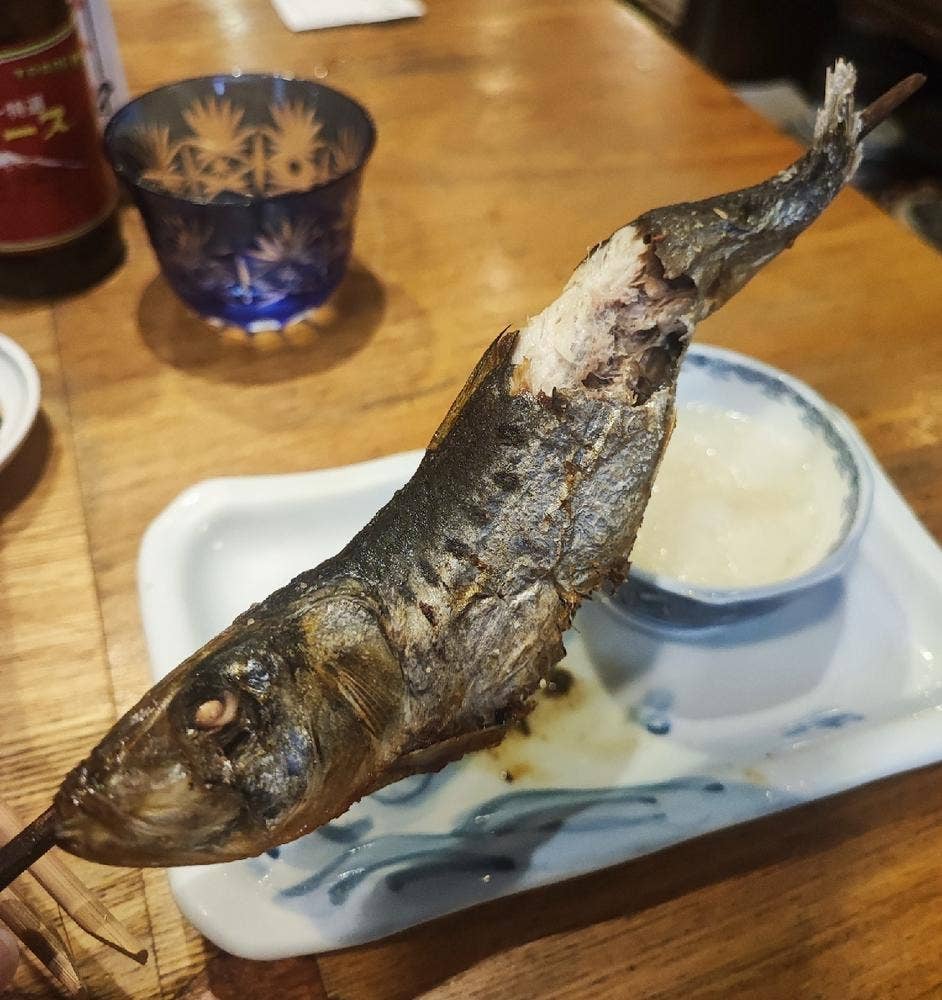 夜ノ焼魚 ちょーちょむすび