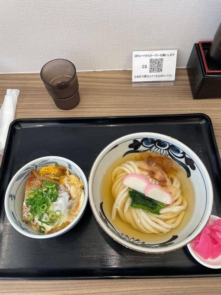 うどん カツ丼 一丁