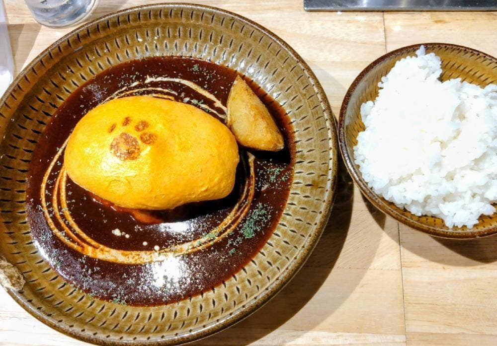 はんばーぐとおむらいすのお店 いくら 博多店