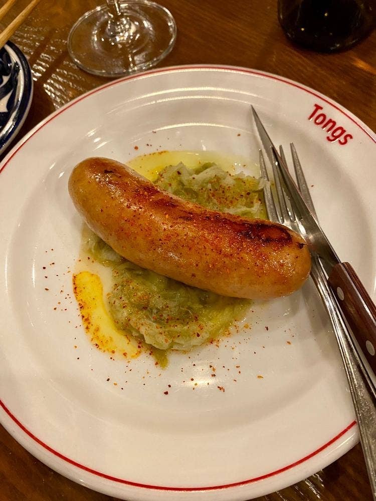 腸詰とワイン トング