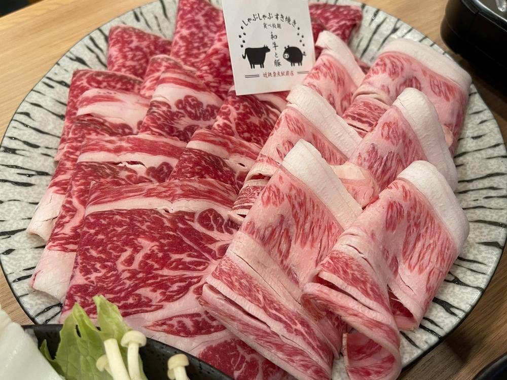 しゃぶしゃぶ すき焼き食べ放題 和牛と豚 近鉄奈良駅前店