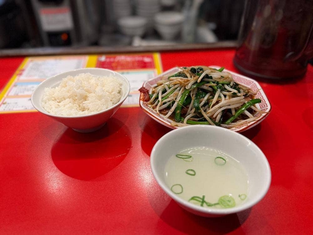 レバニラ中華 満腹
