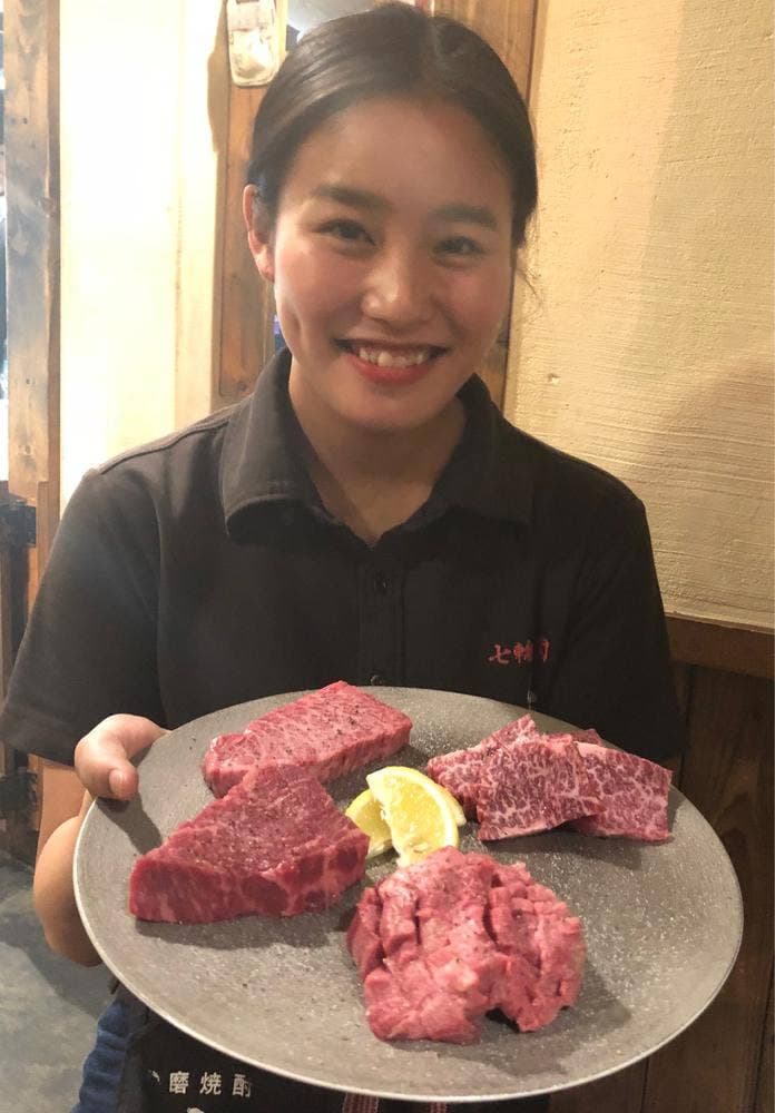 七輪焼肉ふくの牛