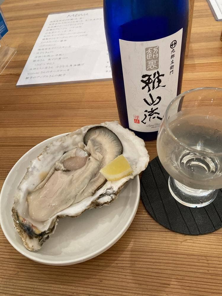 牡蠣とお酒 m tachi.