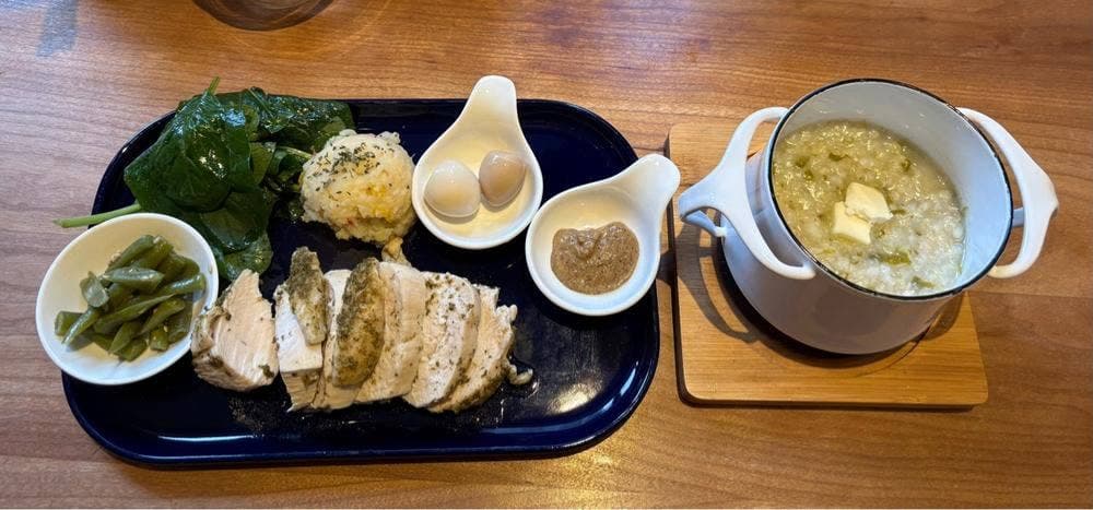 お粥 ワイン 蒸し料理 ファビュダインFabuDine
