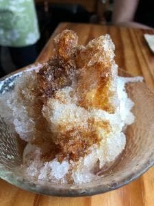 海が見えるそば家