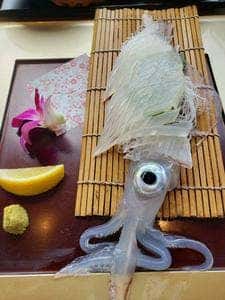 西浦 イカ活造り 波平