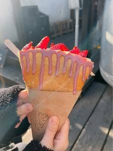 クレープとエスプレッソと