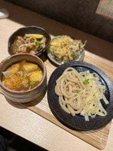 肉汁うどん 麦とろ 柳