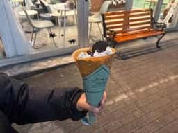 にゃんとパリパリなクレープ